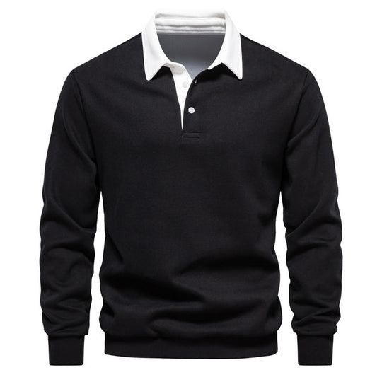 Langarm Polo Pullover Herren | Smart Casual Stil
