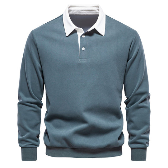 Langarm Polo Pullover Herren | Smart Casual Stil