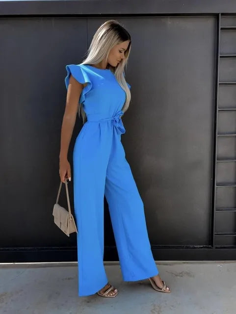 Jumpsuit mit Gürtel für Damen