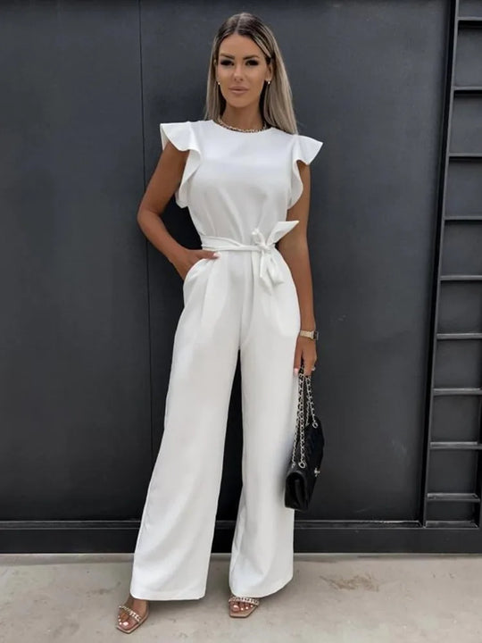 Jumpsuit mit Gürtel für Damen