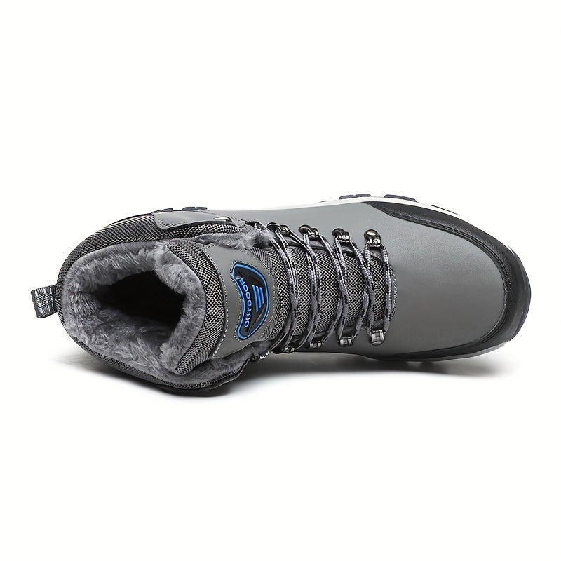 Winterschuhe Herren | Schnürstiefel Mit Hohem Schaft Und Innenfutter