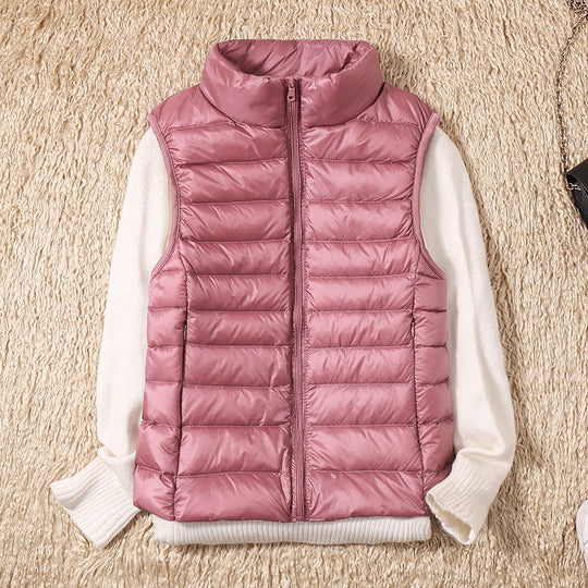 Damen Ärmelweste Für Herbst Und Winter | Weste Damen Mit Reißverschluss