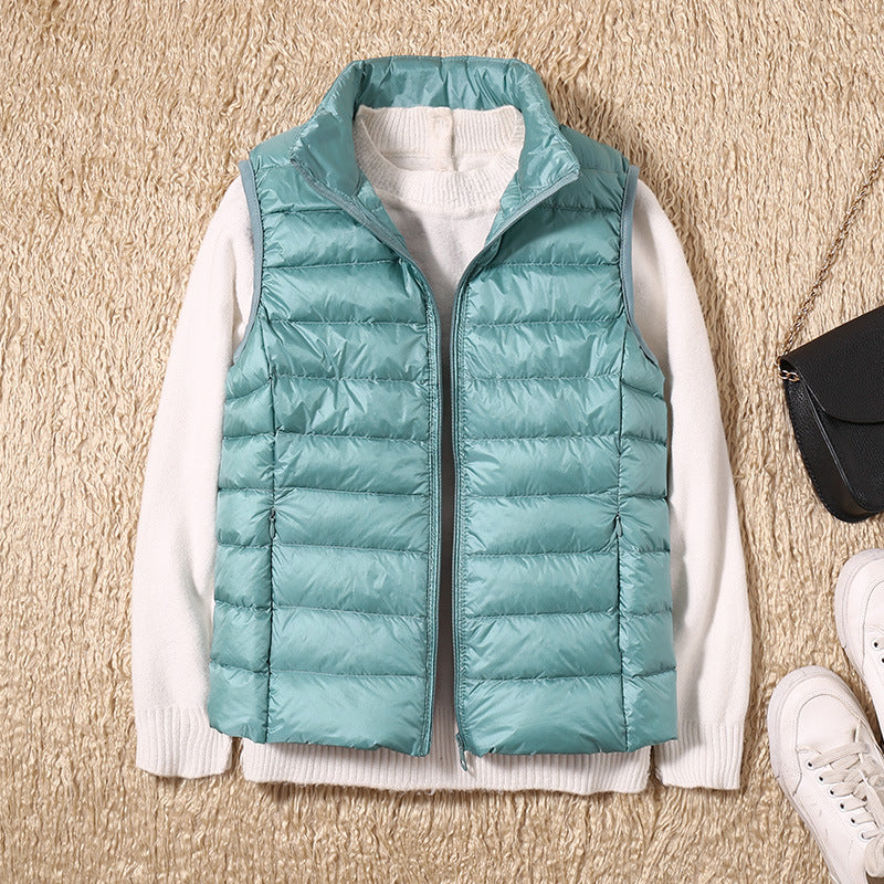 Damen Ärmelweste Für Herbst Und Winter | Weste Damen Mit Reißverschluss
