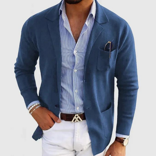 Herren Klassische Strickjacke Mit Taschen | Langärmelig