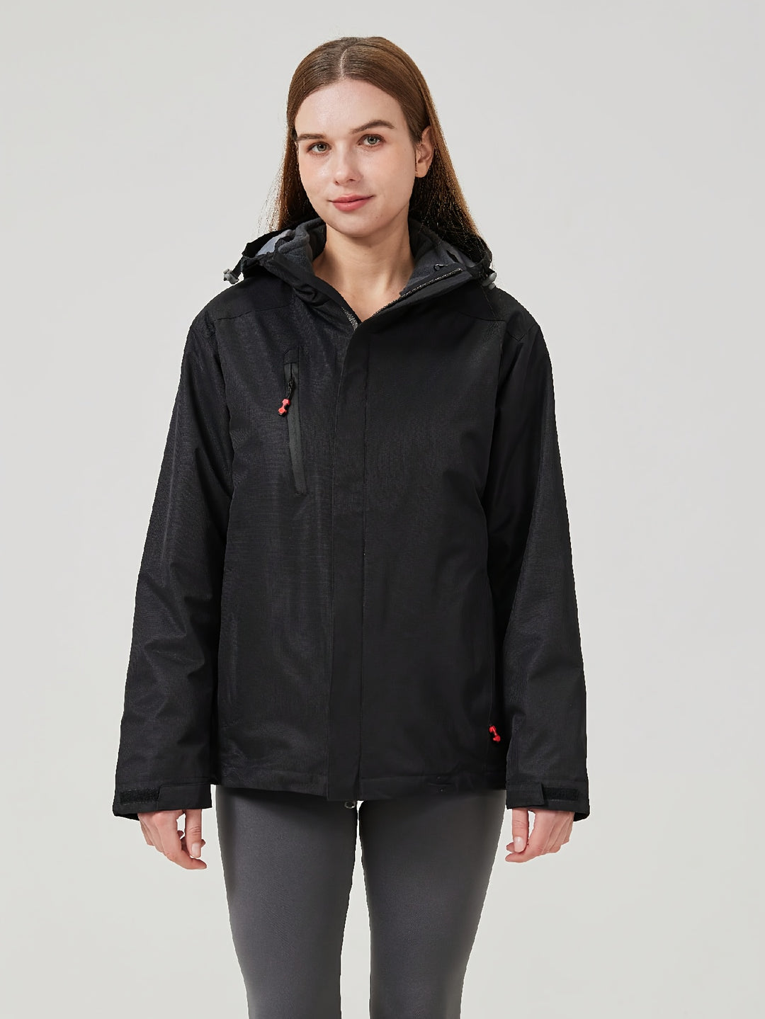 Damen Skijacke Winter | Sportlich mit Kapuze