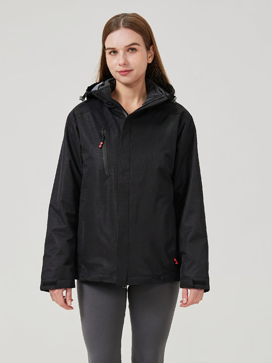 Damen Skijacke Winter | Sportlich mit Kapuze