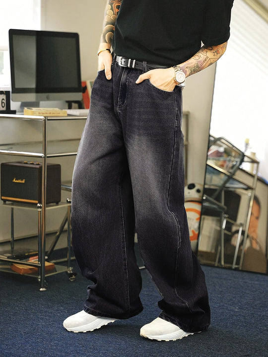 Baggy Jeans Herren | Lockerer Schnitt Mit Vintage-Waschung