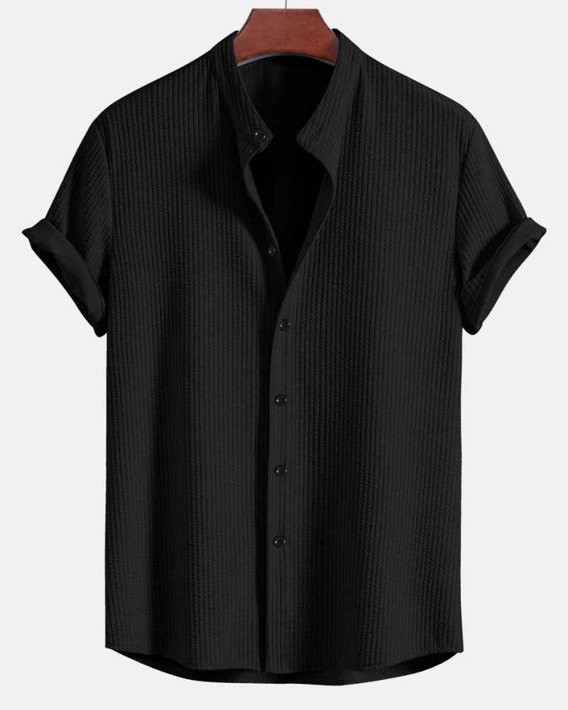 Herren Elegantes Polo Shirt | Atmungsaktiv mit Stehkragen
