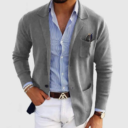 Herren Klassische Strickjacke Mit Taschen | Langärmelig