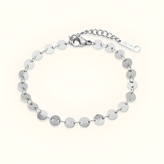 Damen Armband | Rundes Scheiben-Kettendesign