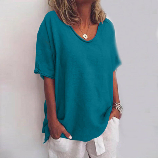 Damen Klassische Elegante Bluse | Kurzarm
