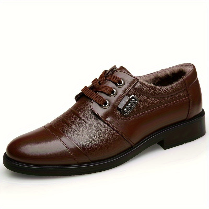 Winterschuhe Herren | Gefütterte Schnürschuhe Mit Niedrigem Schnitt