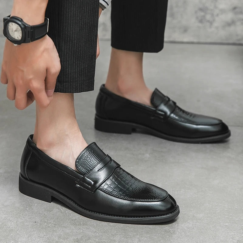 Klassische Leder Loafer für Männer