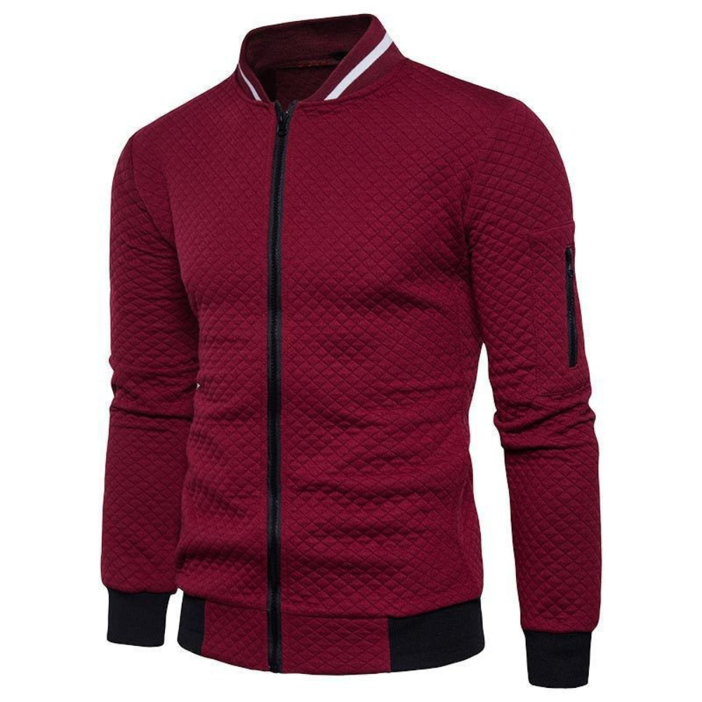 Herren Cardigan Pullover Mit Reißverschluss | Komfort Fit