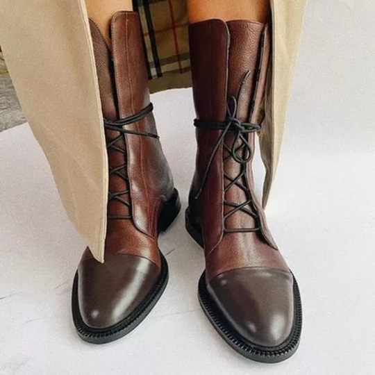 Damen Stiefelette Elegant Absatz | Warm Gefüttert Komfort