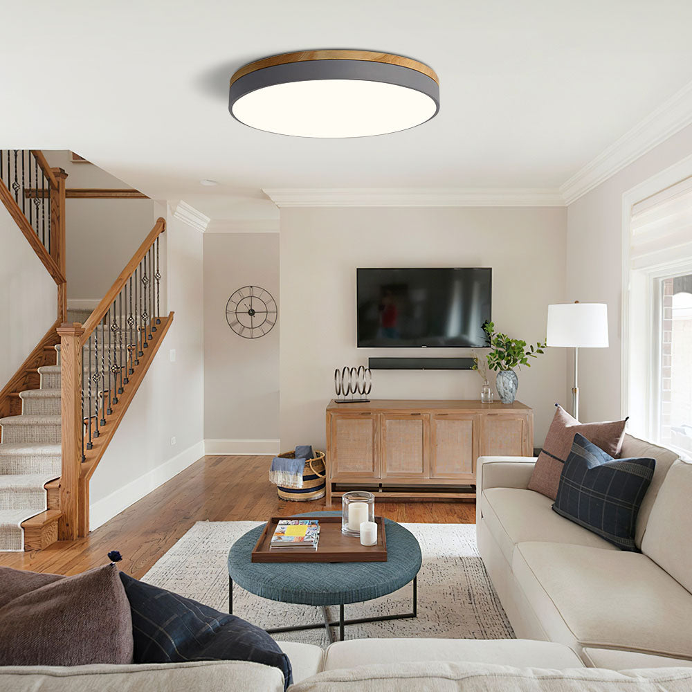 LED Deckenleuchte Flach | Runde Deckenlampe