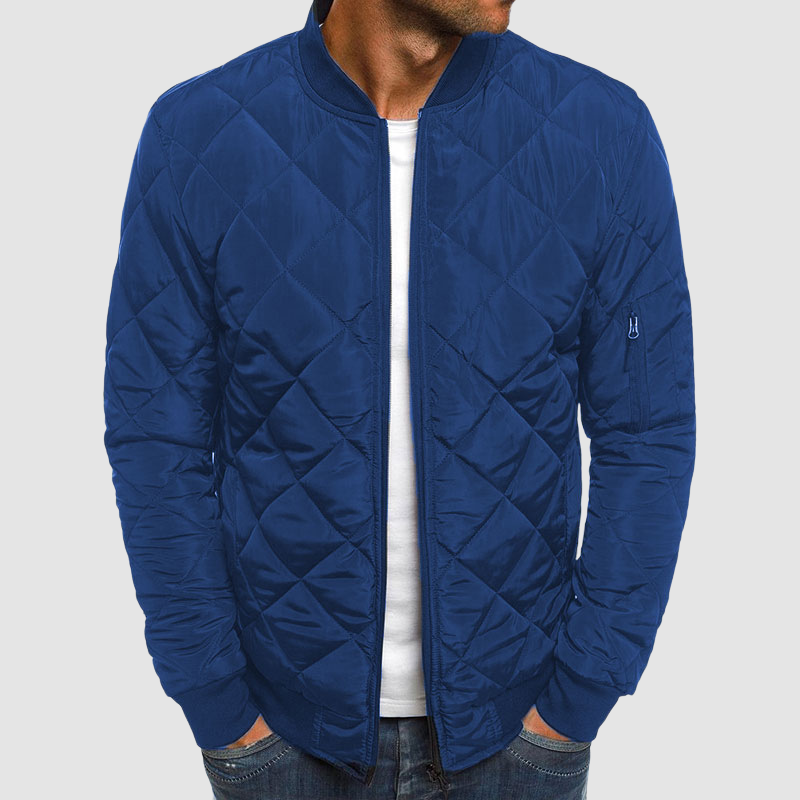 Übergangsjacke Herren Gesteppt | Klassisch Leicht Jacke