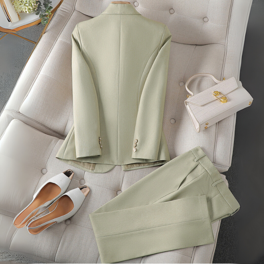 Damen Figurbetonter Blazer | Klassisch Zeitlos Mit Knopfdetails