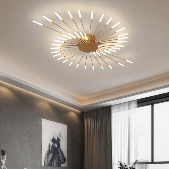 Wohnzimmer Nordische LED Deckenleuchte | Mehrflammig Feuerwerks-Design