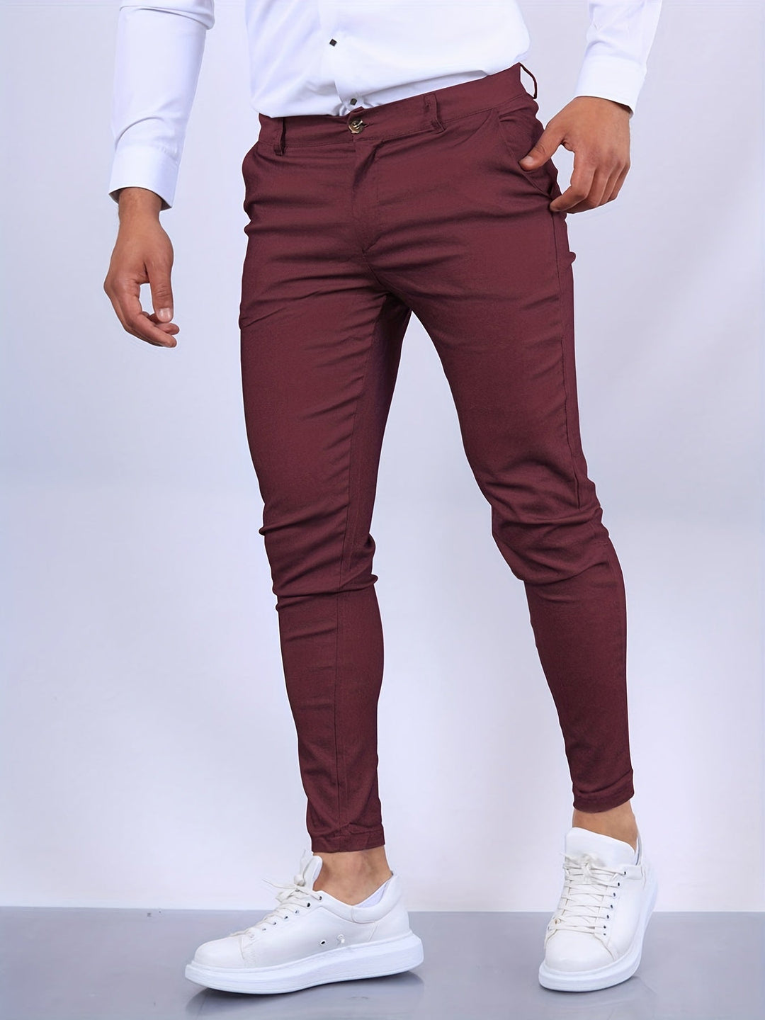 Herren Hose Tapered Fit | Slim Stretch Komfort