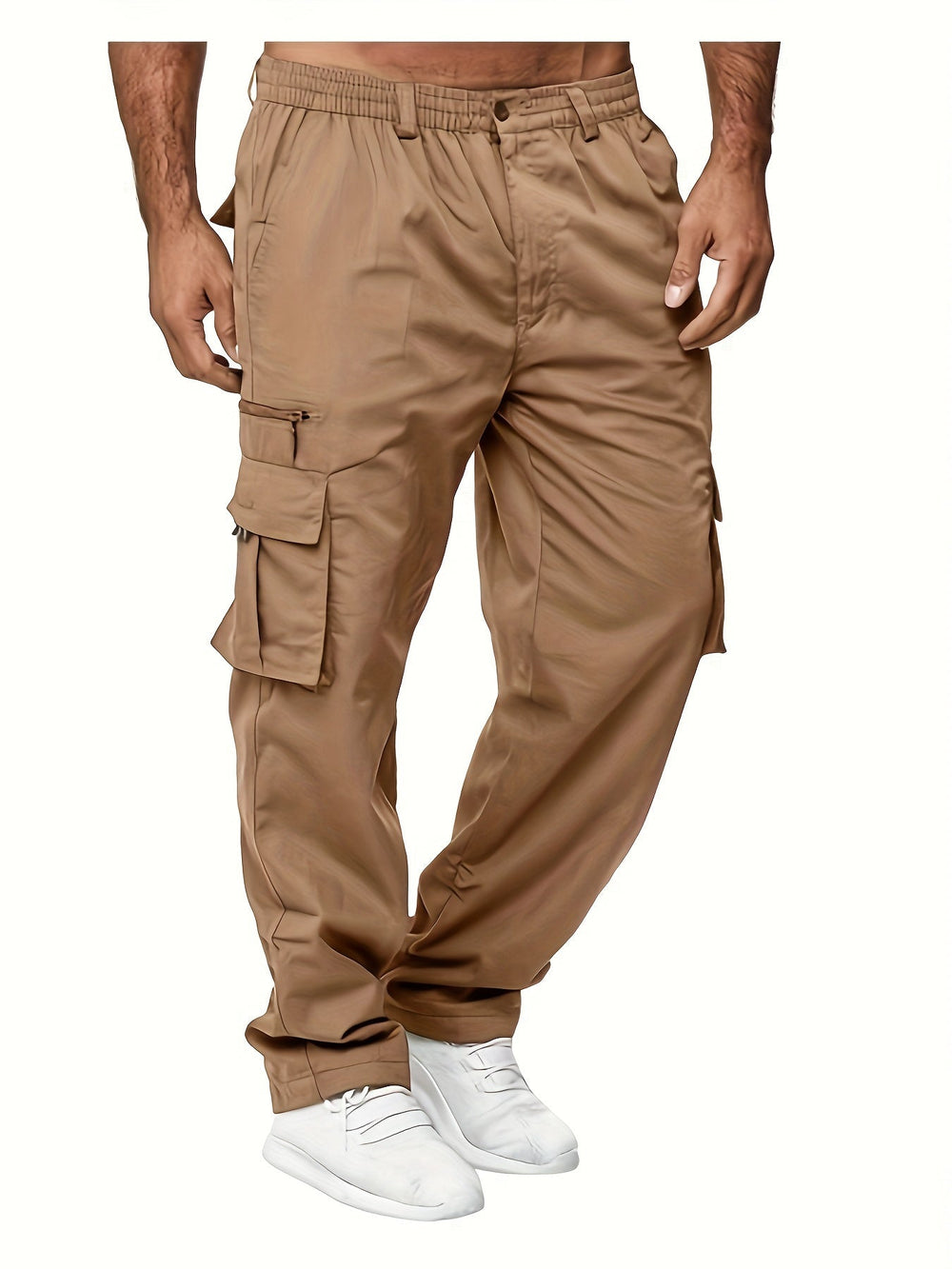 Herren Cargo Hose Locker Geschnitten | Mit Kordelzug und Taschen