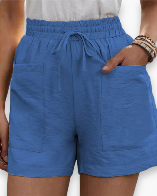 Damen Bequeme Freizeit Shorts | Mit Taschen