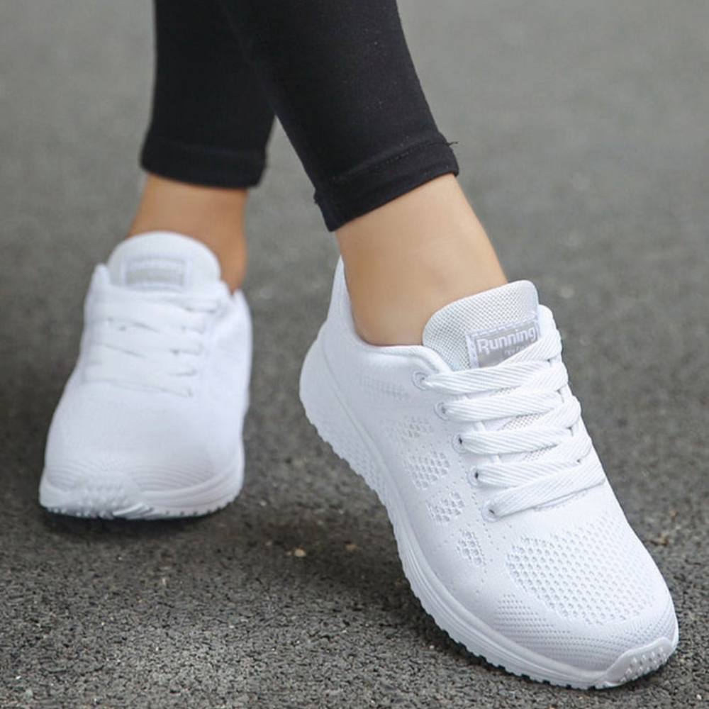 Damen Bequeme Freizeit Sneaker | Atmungsaktiv
