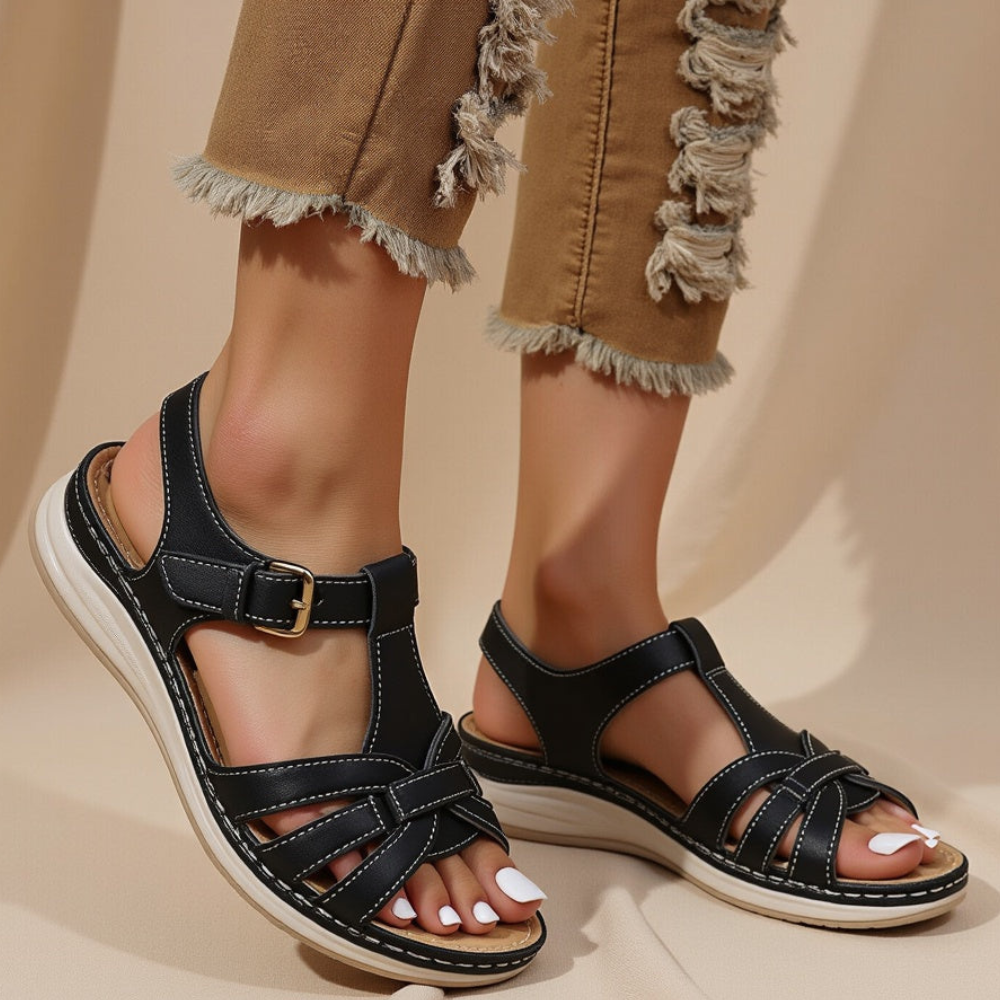 Damen Bequeme Plattform-Sandalen | Outdoor Komfort