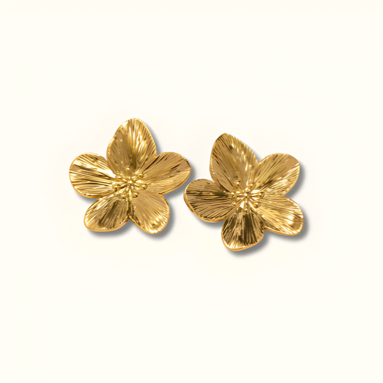 Damen Ohrringe | Blumenform Design