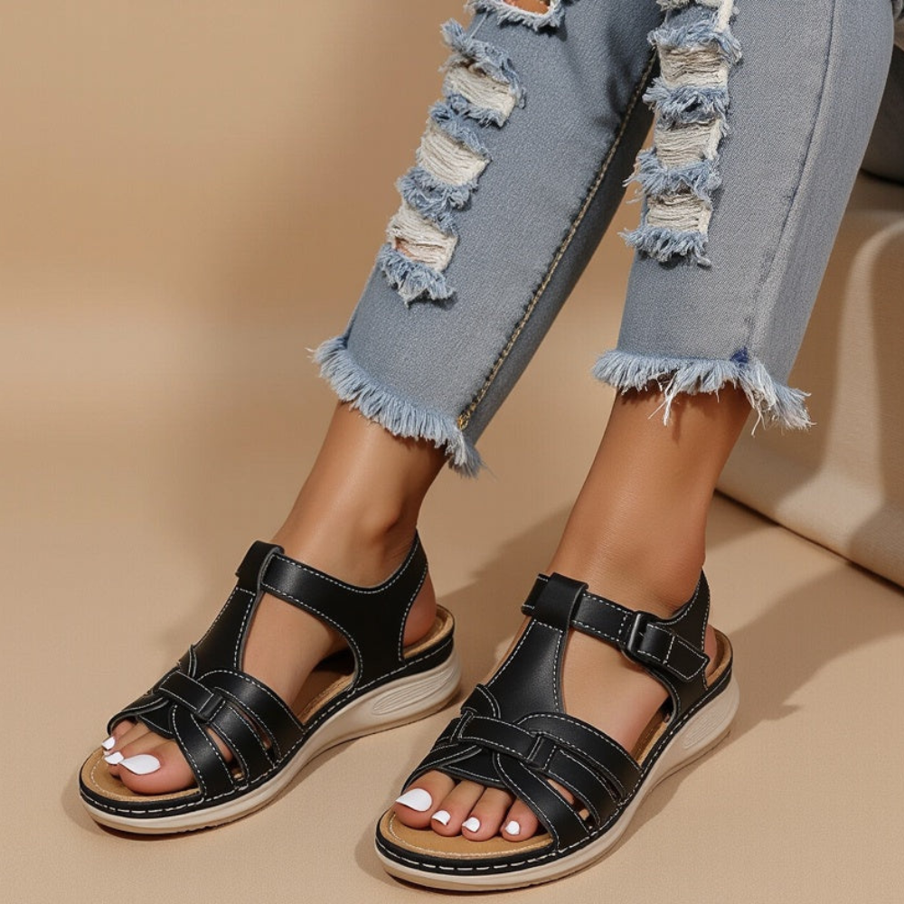 Damen Bequeme Plattform-Sandalen | Outdoor Komfort