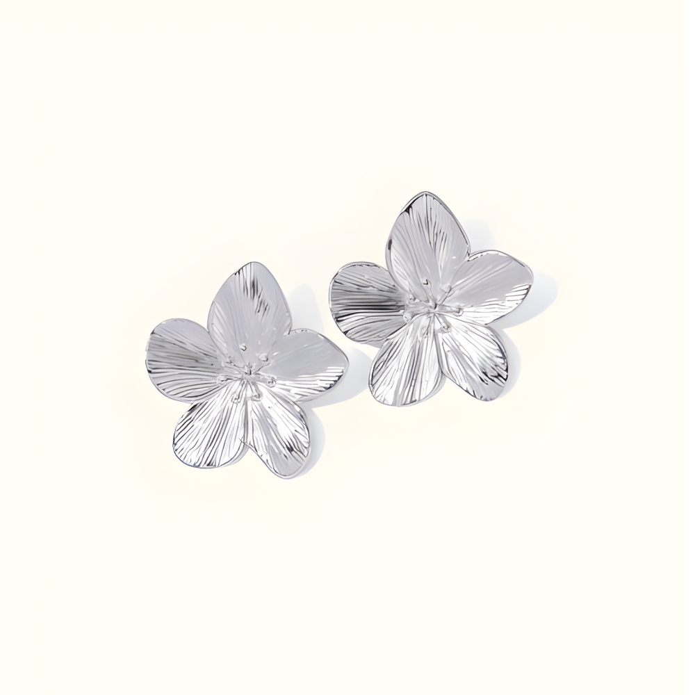 Damen Ohrringe | Blumenform Design