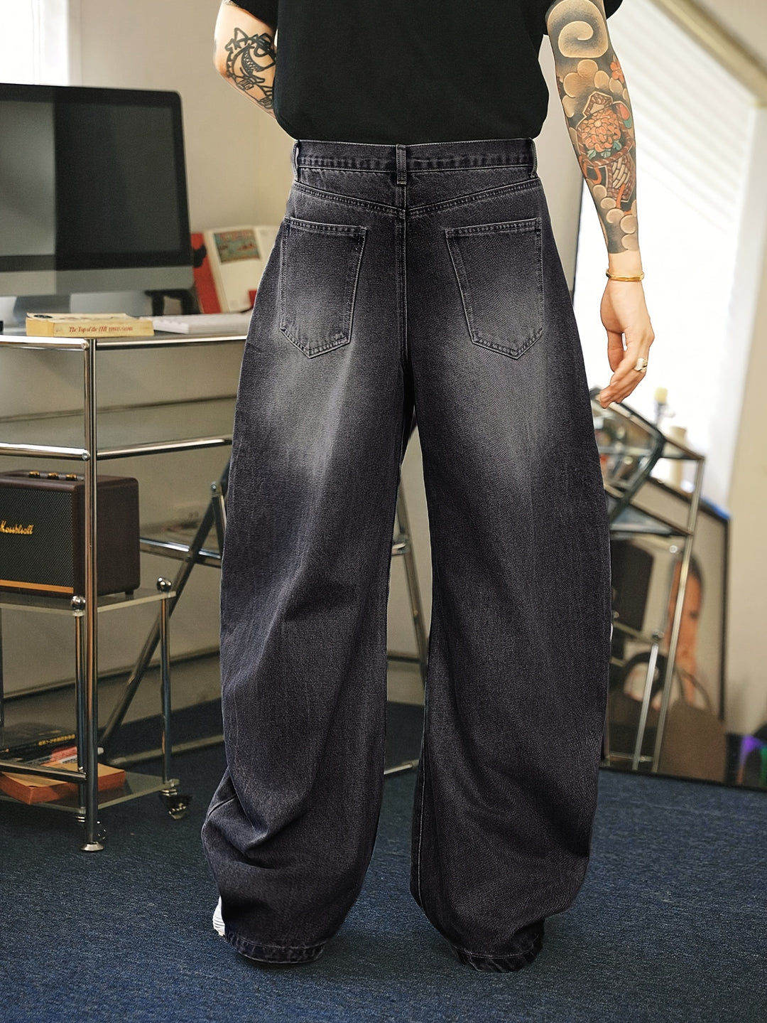 Baggy Jeans Herren | Lockerer Schnitt Mit Vintage-Waschung