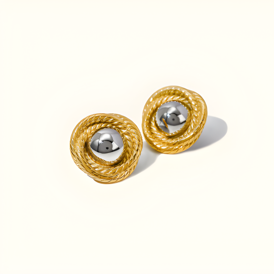 Damen Ohrringe | Gedrehtes Knoten Design