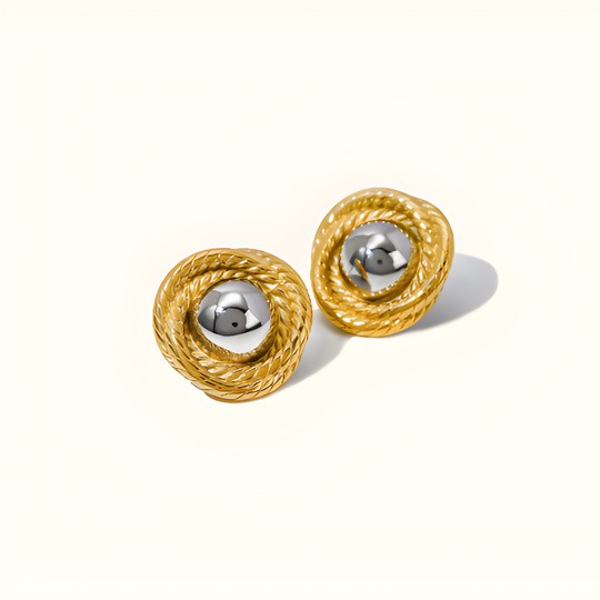 Damen Ohrringe | Gedrehtes Knoten Design