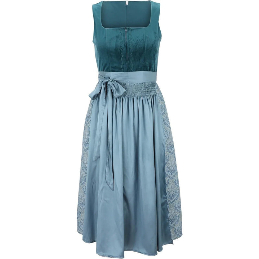 Damen Elegantes Vintage Dirndl Kleid | Festlich