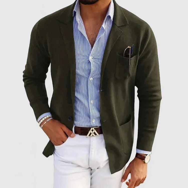 Strickjacke Mit Knopfleiste Für Herren | Zeitloser Cardigan Stil