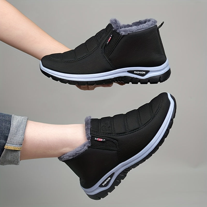 Winterschuhe Herren | Slip-On Schuhe Mittlerer Schnitt Mit Innenfutter