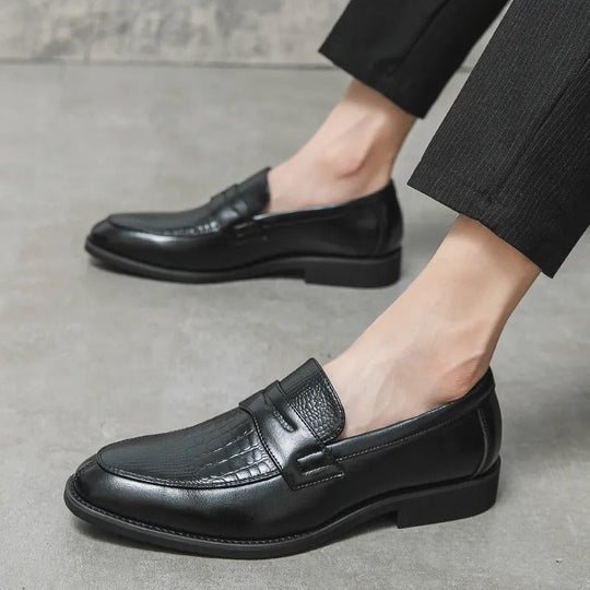 Klassische Leder Loafer für Männer