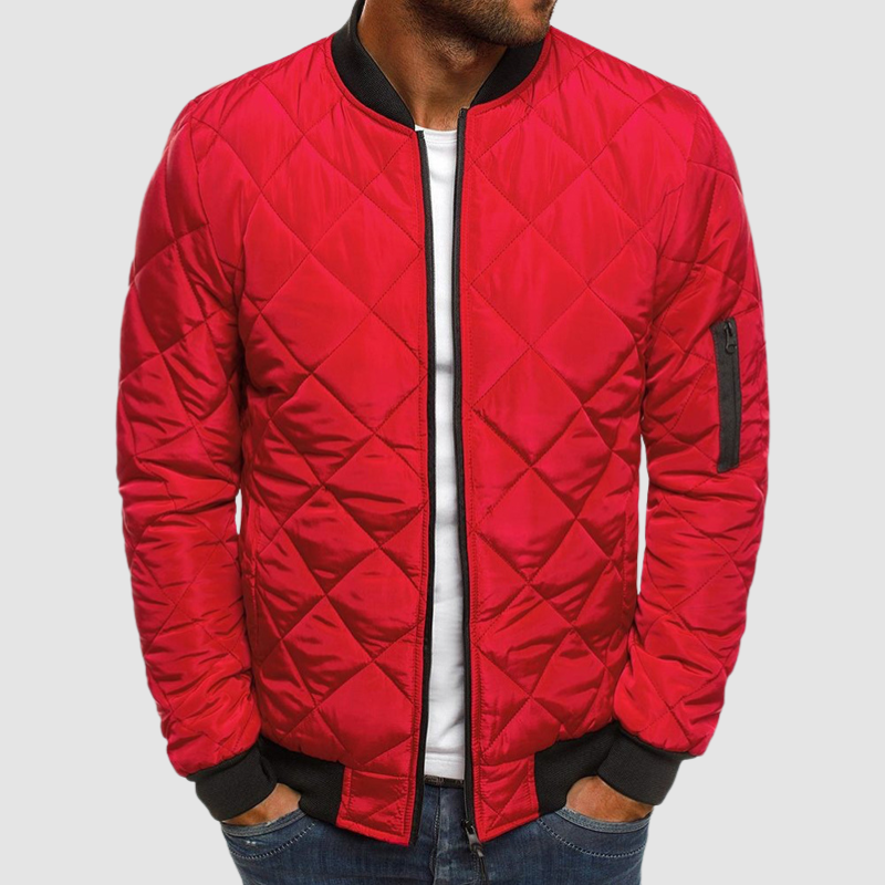 Übergangsjacke Herren Gesteppt | Klassisch Leicht Jacke