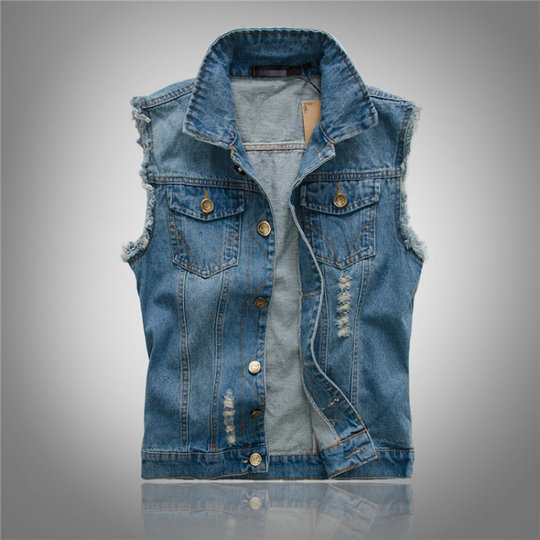 Weste Herren Im Vintage Look | Freizeitweste Ohne Ärmel Mit Taschen