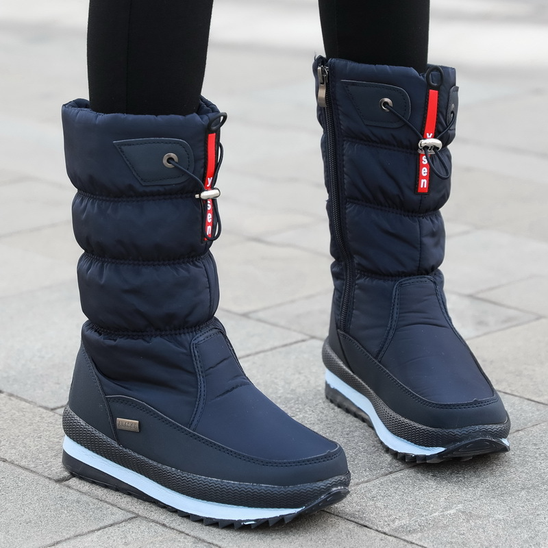 Winterschuhe Damen | Gepolsterter Schaft und Mittlere Sohle