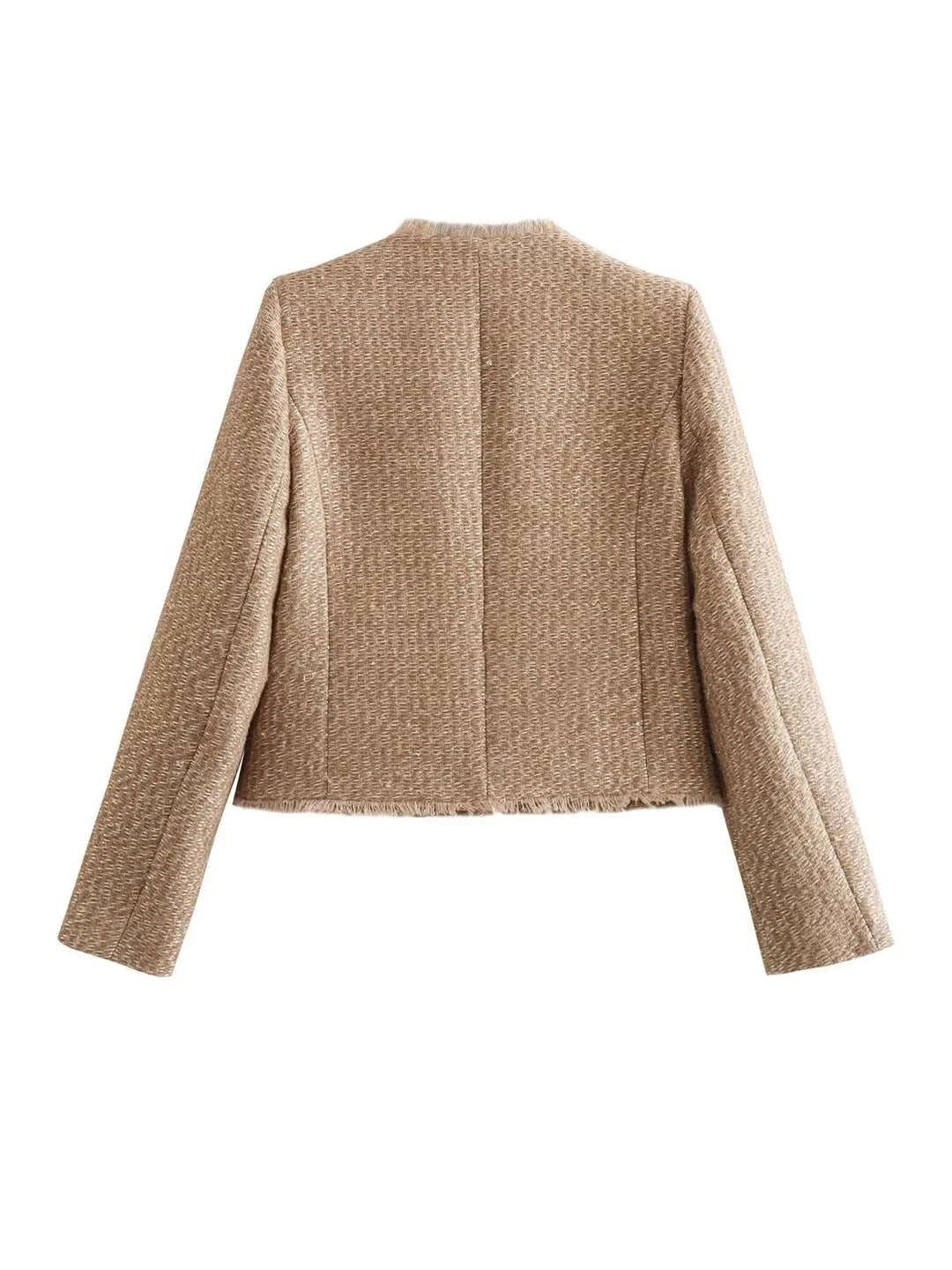 Damen's Strukturierte Klassische Jacke | Übergangszeit Elegant