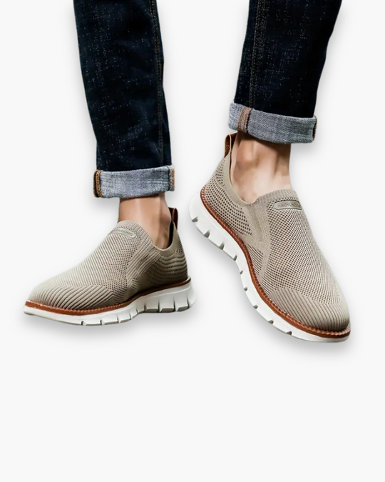 Herren Bequeme Slip-on-Schuhe | Atmungsaktiv Mesh Design