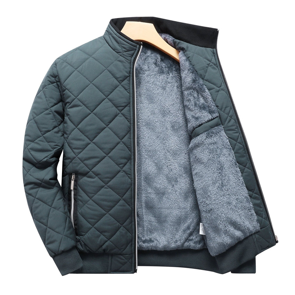 Fleecejacke Herren | Gesteppt Mit Stehkragen