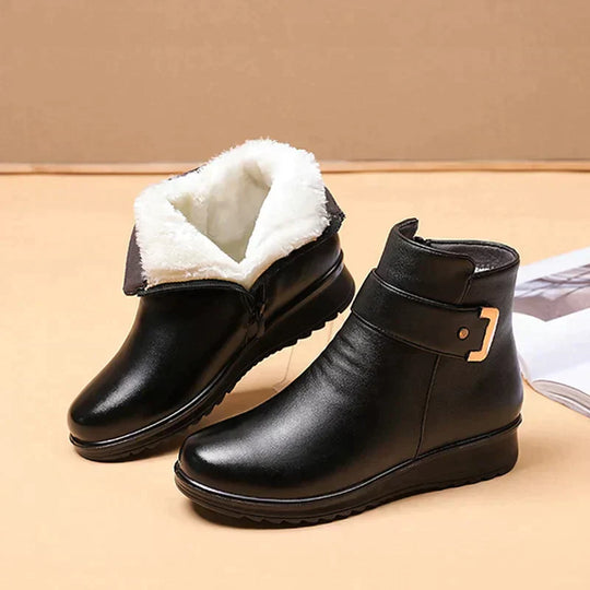 Damen Winter Stiefel | Ankle Warm Casual mit Absatz