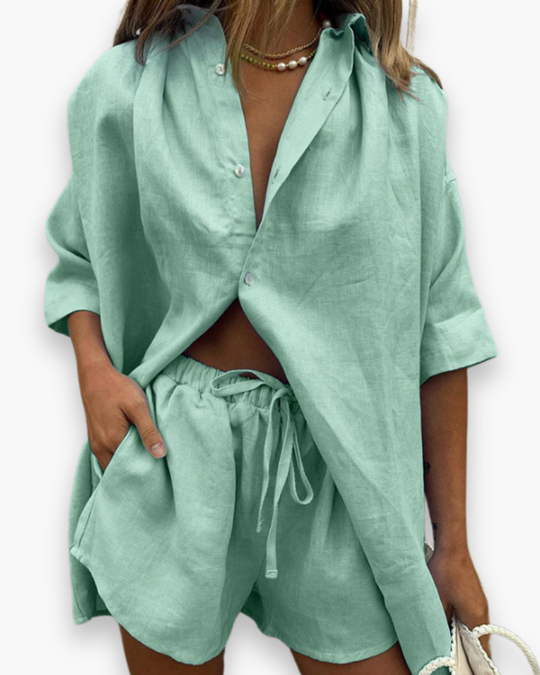 Damen Elegantes Twin Set | Zweiteiliges Outfit