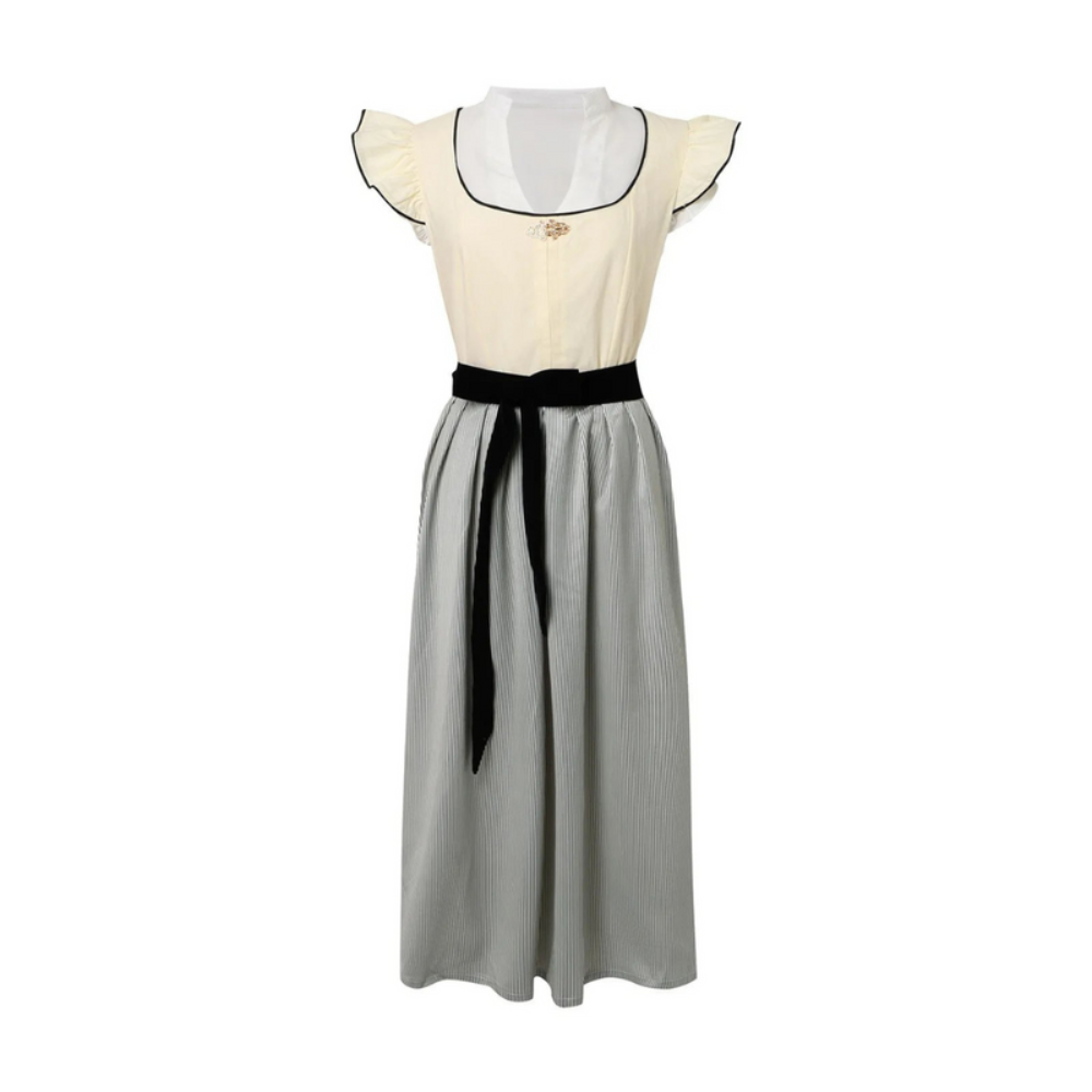 Damen Elegantes Dirndlkleid | Oktoberfest Trachtenkleid