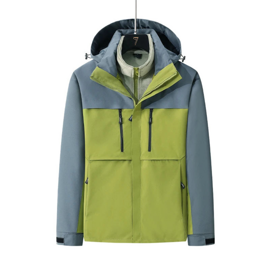 Damen Winter Skijacke | 3-in-1 Outdoorjacke mit Innenjacke