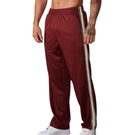 Jogginghosen Herren Gerade | Sporthose Mit Seitlichem Streifen