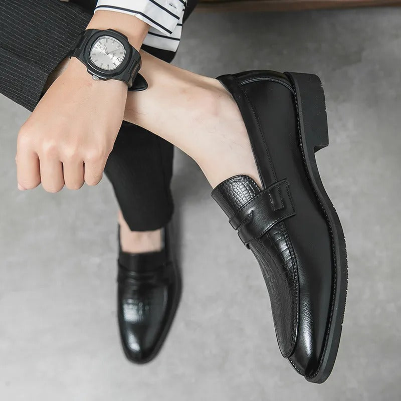 Klassische Leder Loafer für Männer